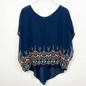 Blu Pepper Top, Size M